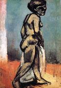 Nude standing